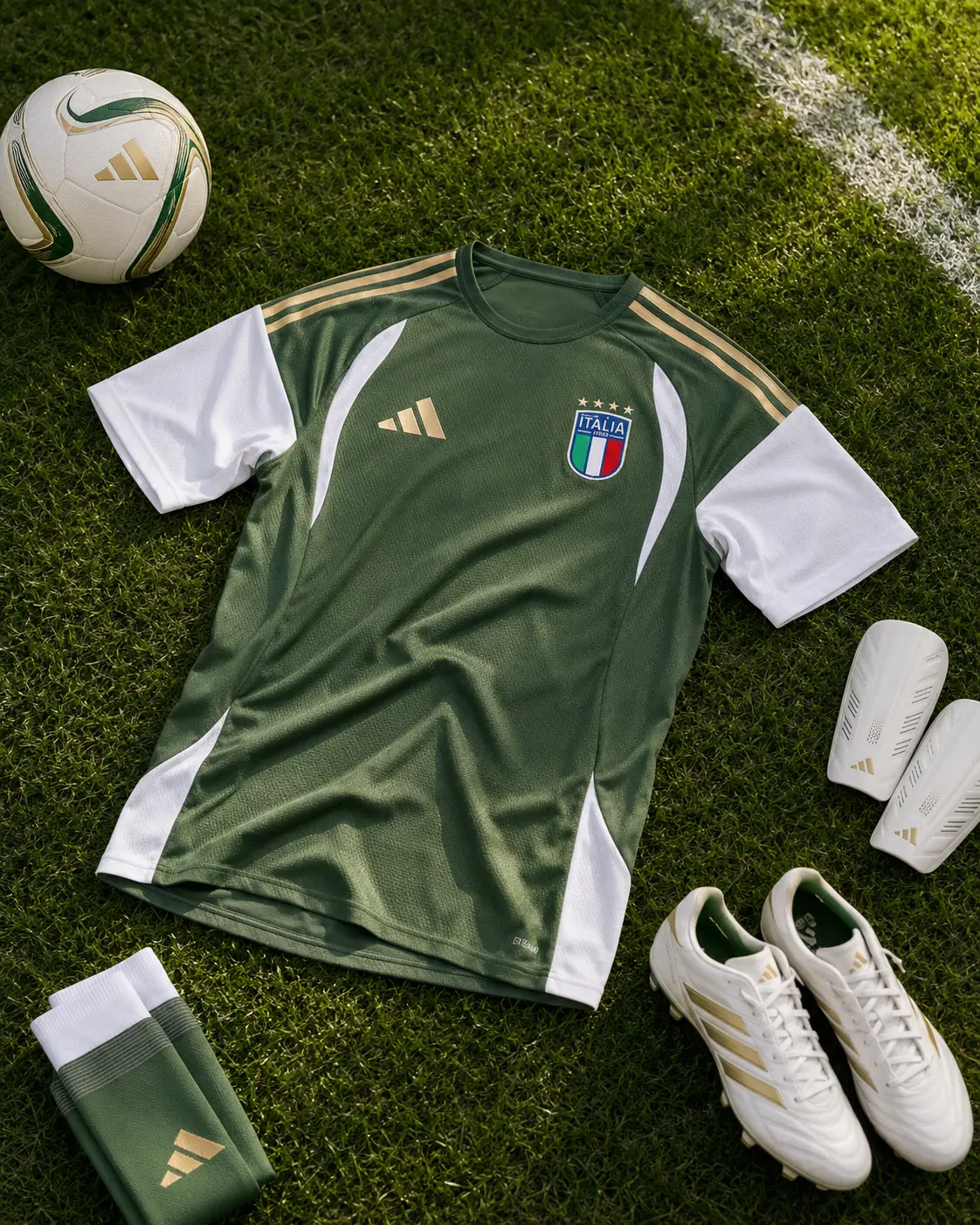 قميص منتخب إيطاليا للتدريبات 2026/27 بشعارات تطريز AT-219
